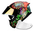 CASCO OBSIDIAN MICTLAN NEGRO ROJO BRILLO